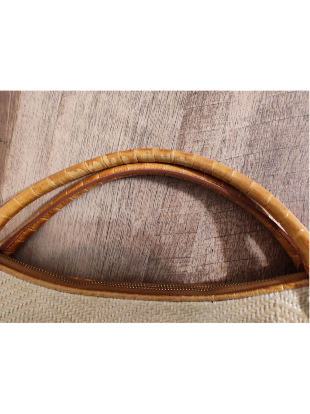 Women's Brahmin Shoulder Bag One Size Beige Brown Woven Leather - Picture 7 of 16